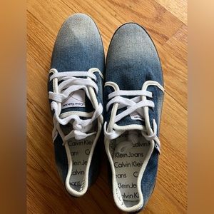 New Calvin Klein Jeans Rare Fisher Denim Men’s casual sneakers size 7.5
